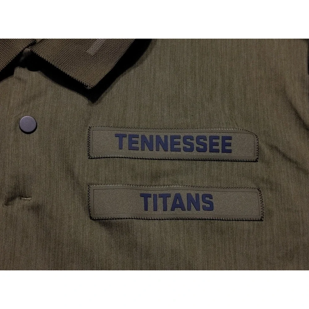 NIKE Tennessee Titans NFL Salute to Service Polo Shirt Green Men's‎ XL